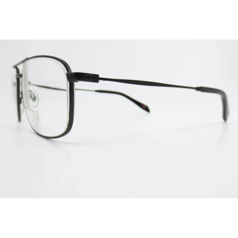 Champion CH 04 COL 90 Black Metal Aviator Eyeglass Frames 58-17-145 Mens Womens
